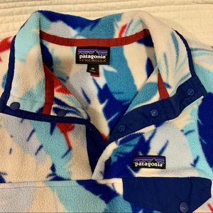 rare patagonia snap-t synchilla